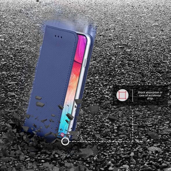 TelForceOne Pokrowiec Smart Magnet do iPhone 11 2019 (6,5") granatowy
