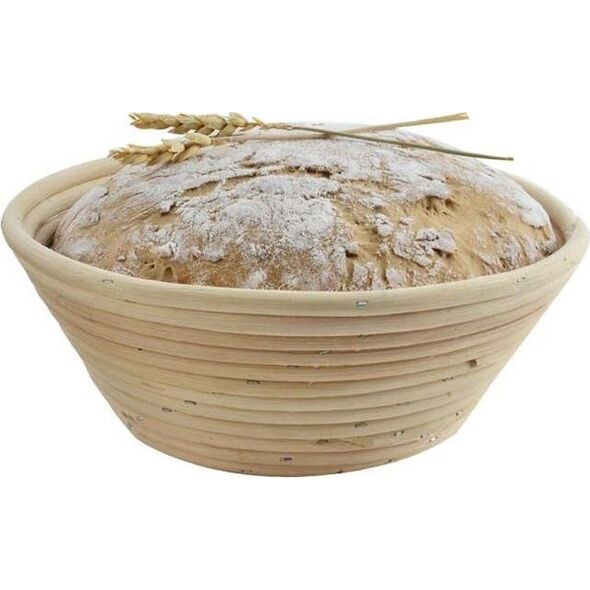 Orion Koszyk do wyrastania chleba rattanowy okrągły 19cm uniwersalny
