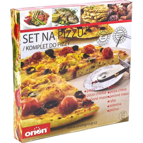 Orion Kamień do pieczenia pizzy forma stojak nóż ORION uniwersalny