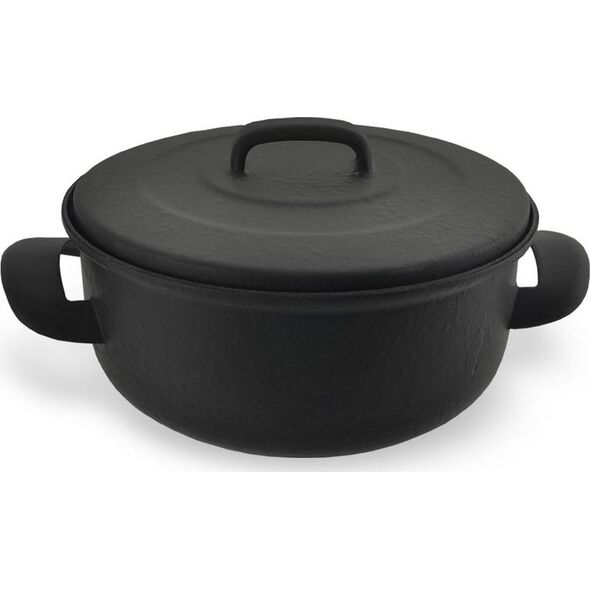 Belis Garnek emaliowany z pok. 20cm 3L CZESKIE ŻELIWO uniwersalny