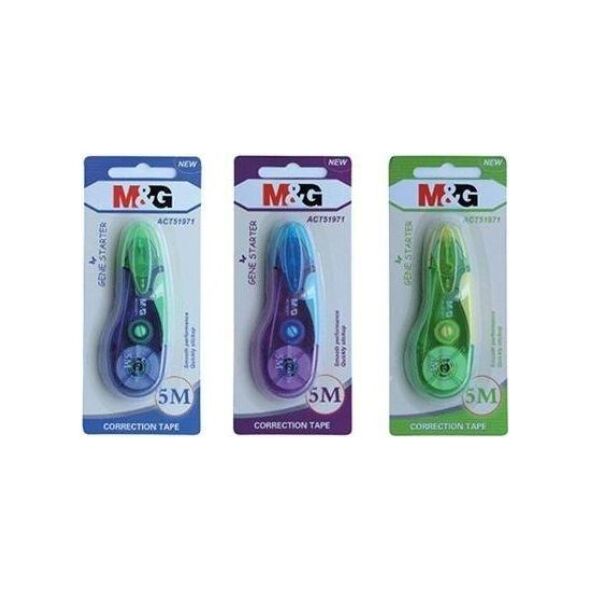 M&G Korektor w taśmie Gene 5mm 5m mix wzorów