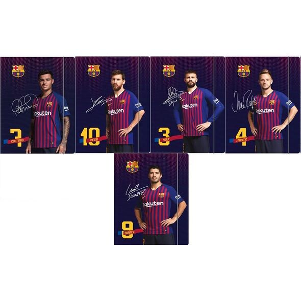 Astra Teczka z gumką FC Barcelona Barca Fan 7 ASTRA