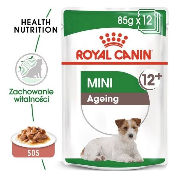 Royal Canin Royal Canin Mini Ageing 12+ karma mokra dla psów dojrzałych po 12 roku życia, ras małych saszetka 85g