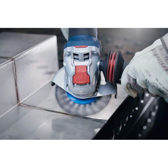 Bosch Bosch X-LOCK disc brush Heavy for Inox 115mm, knotted (115mm diameter, 0.5 mm wire)