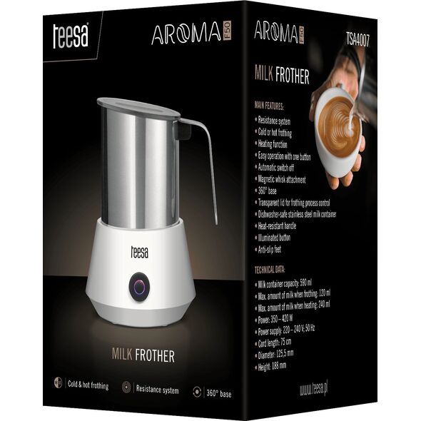 Spieniacz do mleka Teesa SPIENIACZ DO MLEKA AROMA F50 TEESA TSA4007