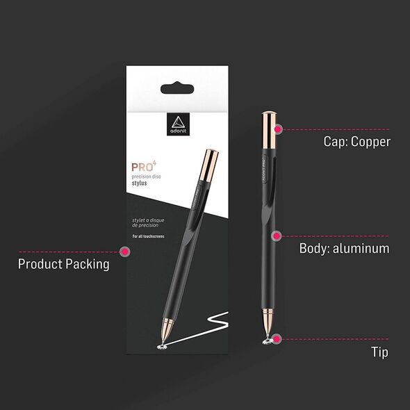 Rysik Adonit Stylus Jot Pro 4 Czarny