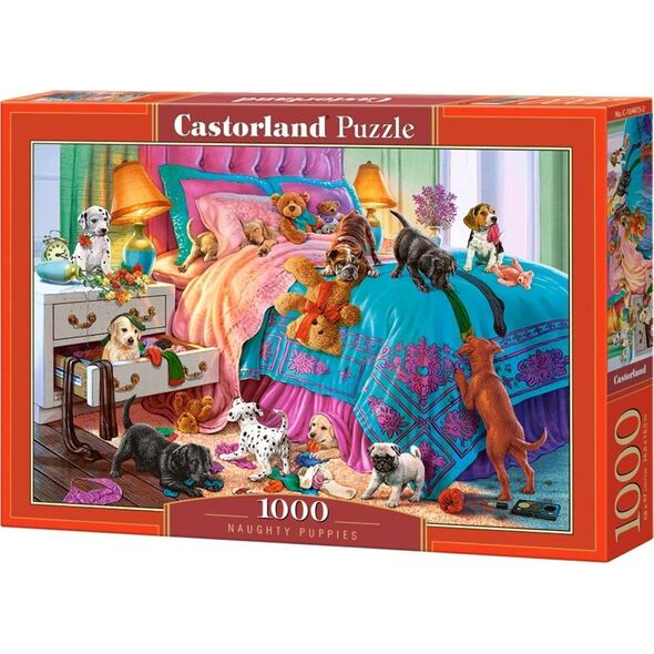Castorland Puzzle 1000 Naughty Puppies CASTOR