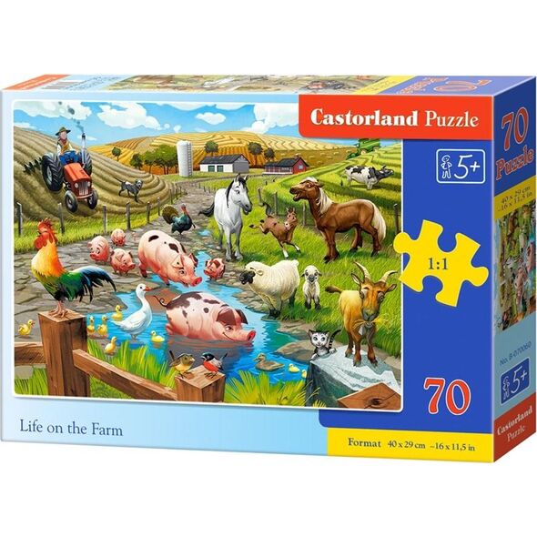 Castorland Puzzle 70 Life on the Farm CASTOR