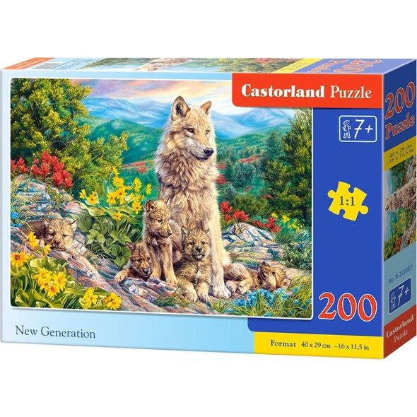 Castorland Puzzle 200 New Generation CASTOR