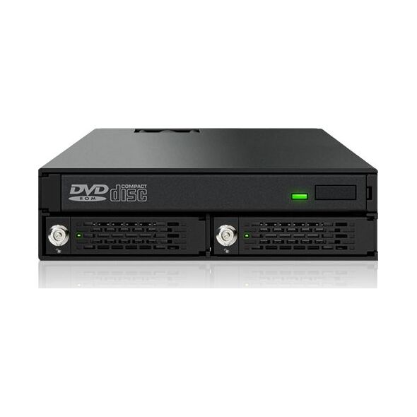 Kieszeń Icy Dock 2x 2.5" SAS/SATA + 5.25" Slim ODD (MB994IKO-3SB)