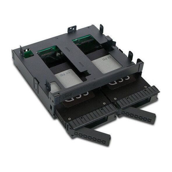Kieszeń Icy Dock 2x 2.5" SAS/SATA + Slim ODD 5.25" Slot ExpressCage (MB732SPO-B)