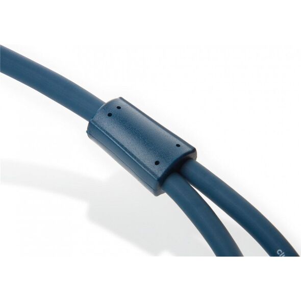 Kabel Clicktronic RCA (Cinch) x2 - RCA (Cinch) x2 3m granatowy (70380)