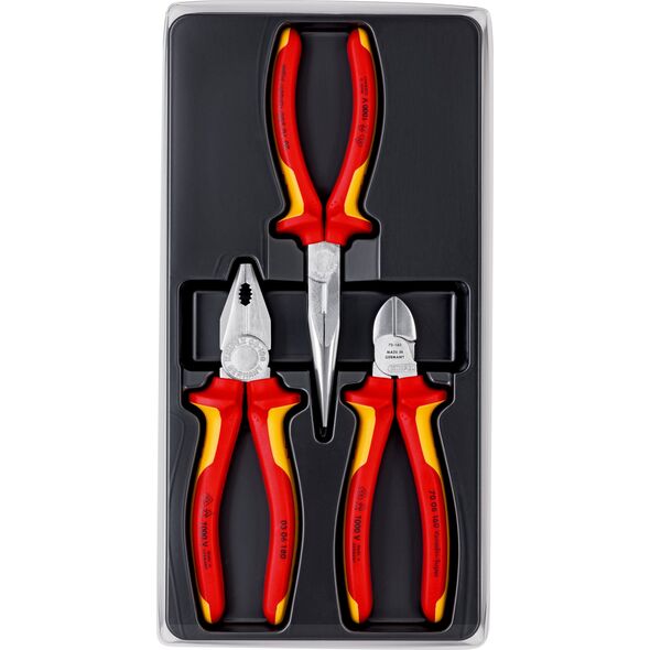 Knipex szczypce izolowane zestaw 3-sztuki (00 20 12)
