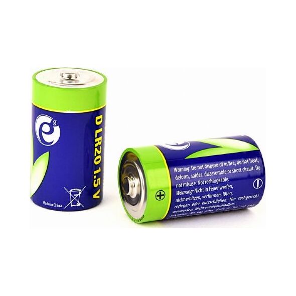 Gembird Bateria D / R20 2 szt.
