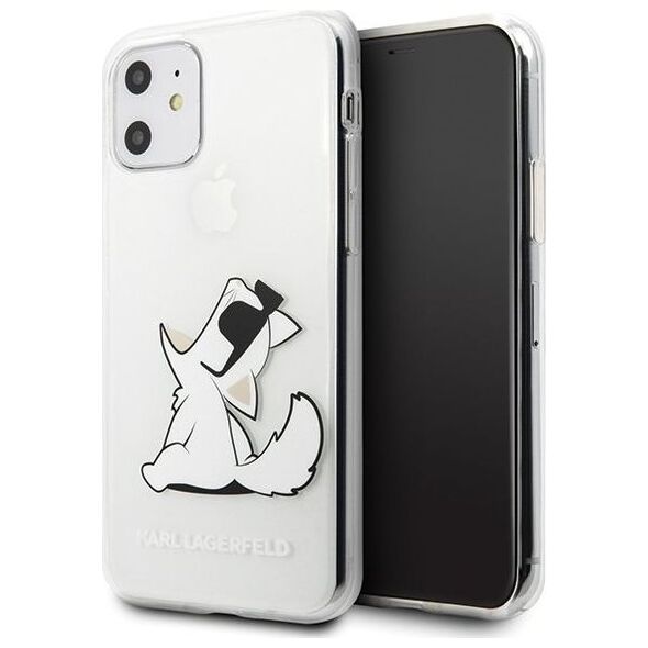 Karl Lagerfeld Karl Lagerfeld KLHCN61CFNRC iPhone 11 hardcase transparent Choupette Fun