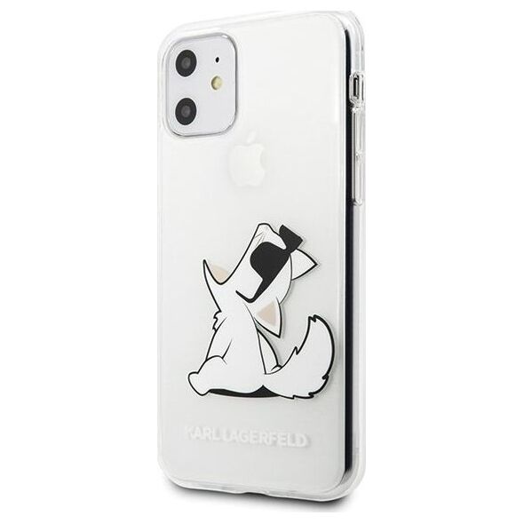Karl Lagerfeld Karl Lagerfeld KLHCN61CFNRC iPhone 11 hardcase transparent Choupette Fun