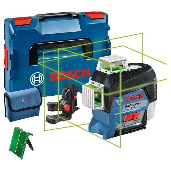 Bosch Laser płaszczyznowy GLL 3-80 CG zielony 30 m