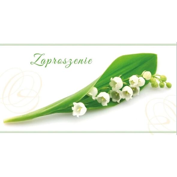 Stamp Zaproszenia Flowers nr 01 (opakowanie 10 szt)