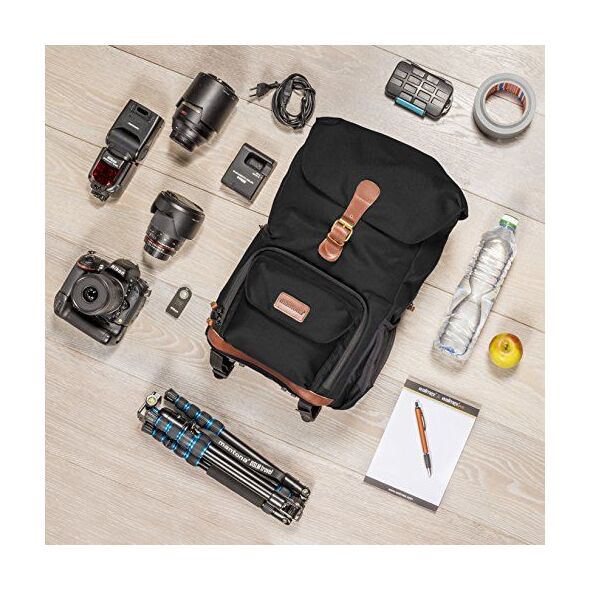 Plecak Mantona mantona Fotorucksack Luis junior black Retro