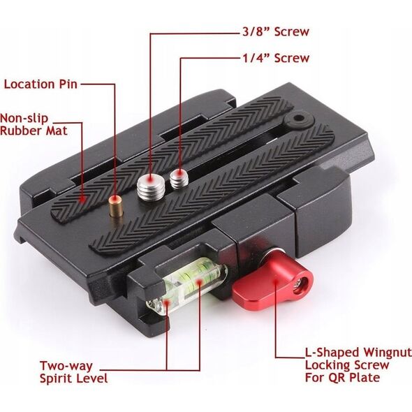 Szybkozłączka Mantona mantona AS-200-2M Quick Release Plate