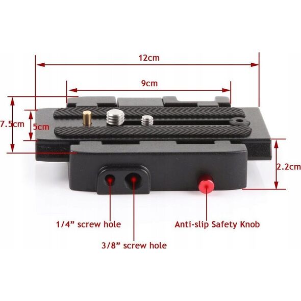Szybkozłączka Mantona mantona AS-200-2M Quick Release Plate