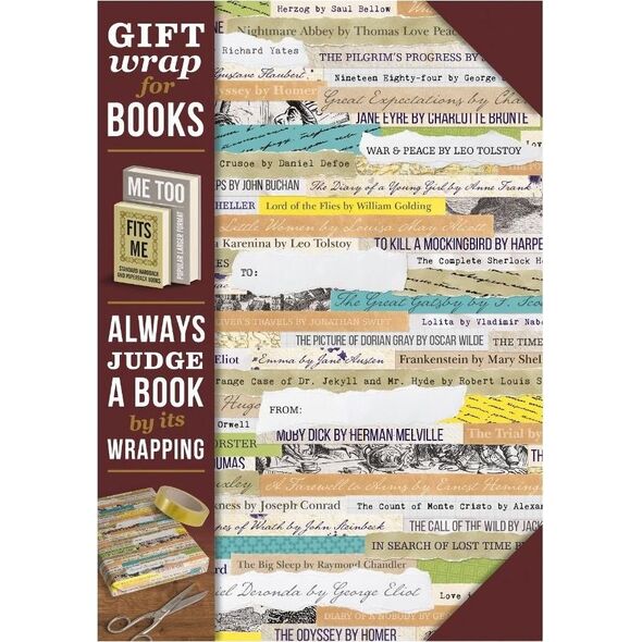IF Gift wrap Papier do książki Reading list