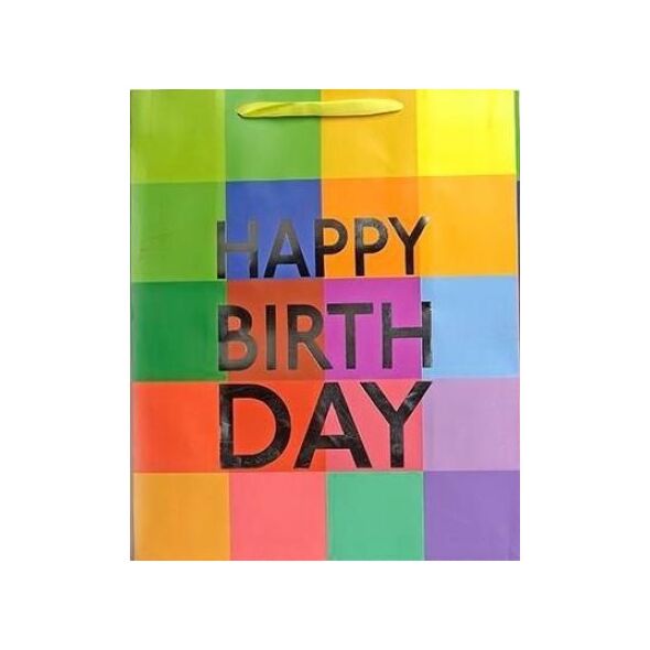Wydawnictwo Diecezjalne i Drukarnia w Sandomi Torebka brokat L Happy Birthday 1322-2