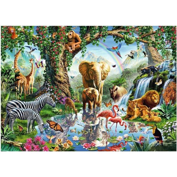 Ravensburger Puzzle 1000 elementów Przygoda w dżungli
