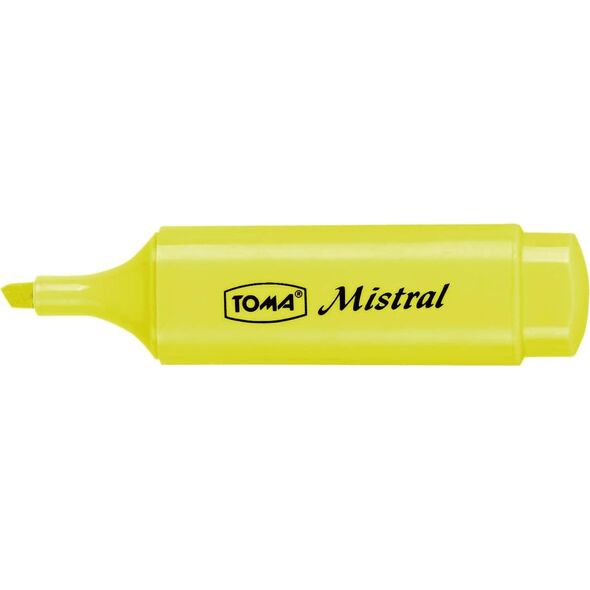 Toma Zakreślacz Mistral Pastel żółty (10szt) TOMA