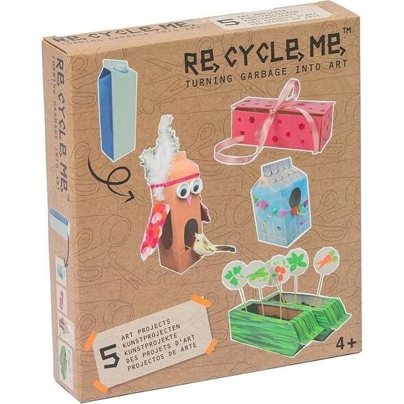 Re-Cycle-Me Zestaw Kreatywny. Ogród - 5 zabawek