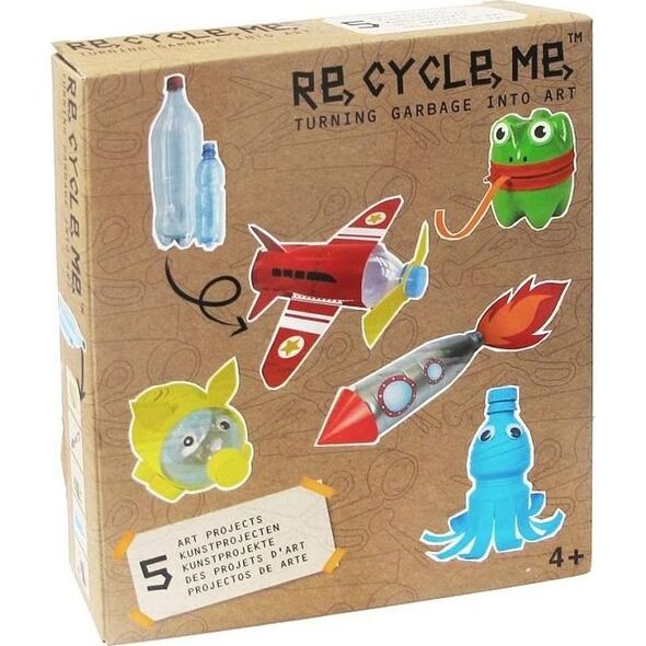 Re-Cycle-Me Zestaw Kreatywny. Samolot - 5 zabawek