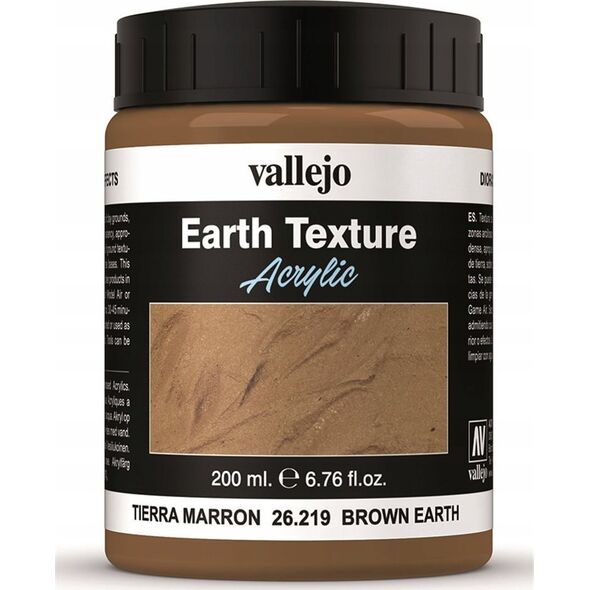 Vallejo Masa Earth Textures 200ml Brązowa ziemia