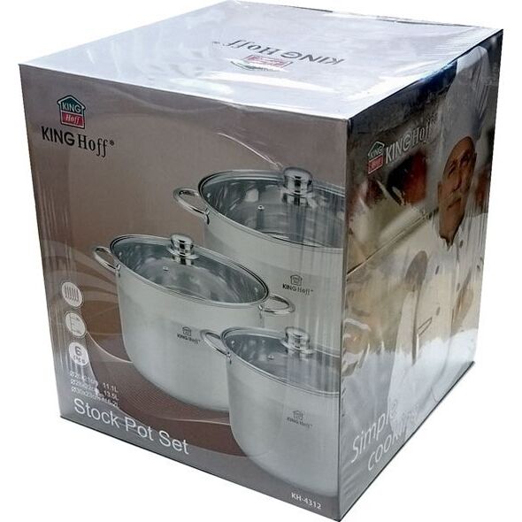 KingHoff GARNKI KINGHOFF 6 ELE 16L/ 13L/ 11L [KH-4312]