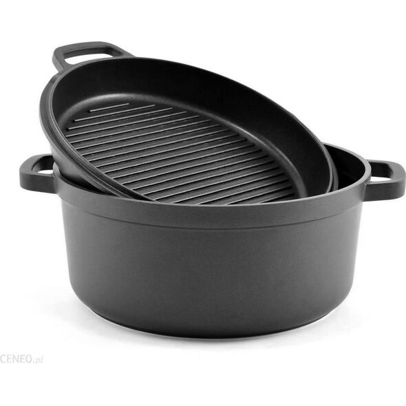 Maestro GARNEK Z PATELNIĄ GRILLOWĄ 3,3L 24cm MAESTRO MR-4124