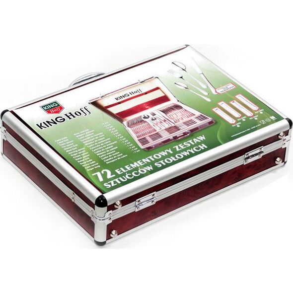 KingHoff SZTUĆCE KINGHOFF 72 ELE. SATYNA KH-3565