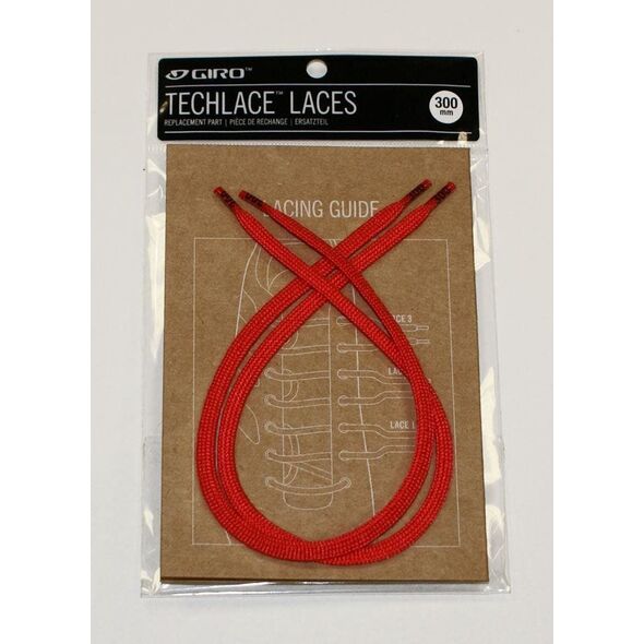 Giro Sznurówki GIRO TECHLACE LACES bright red 310mm