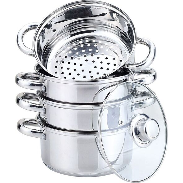 KingHoff GARNKI DO GOTOWANIA NA PARZE 5 ELE / 22CM KINGHOFF [KH-3329]
