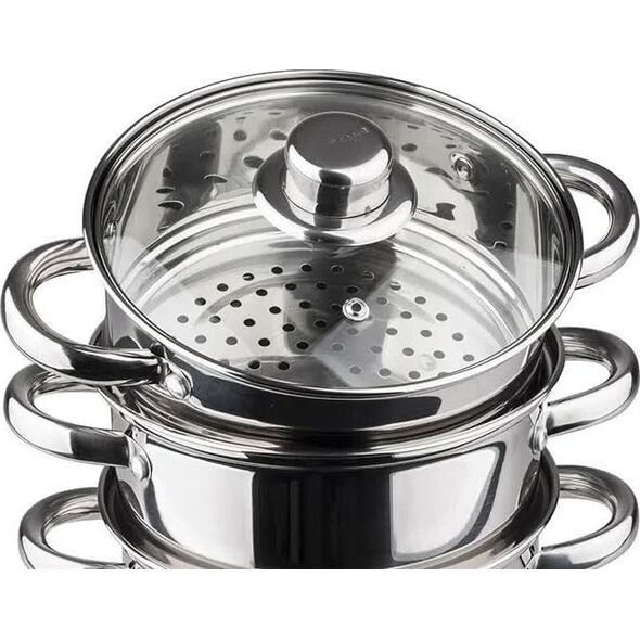 KingHoff GARNKI DO GOTOWANIA NA PARZE 5 ELE / 22CM KINGHOFF [KH-3329]