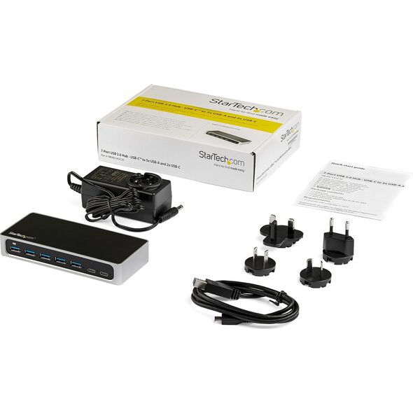 HUB USB StarTech 2x USB-C  + 5x USB-A 3.0 (HB30C5A2CSC)