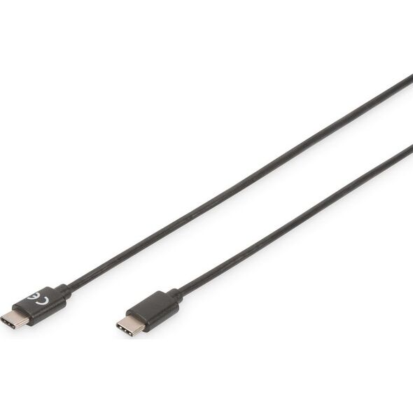 Kabel USB Digitus USB-C - USB-C 1.8 m Czarny (AK-300138-030-S)