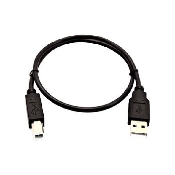 Kabel USB V7 USB-A - micro-B 0.5 m Czarny (V7USB2AB-50C-1E)