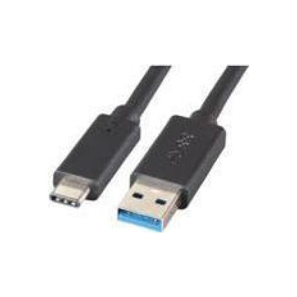 Kabel USB Mcab USB-A - USB-C 1 m Czarny (7200450)