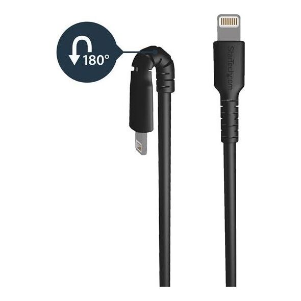Kabel USB StarTech USB-A - Lightning 2 m Czarny (RUSBLTMM2MB)