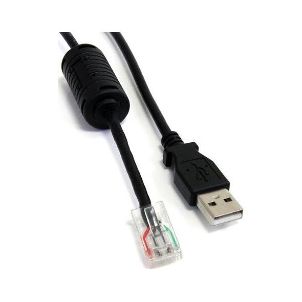 Kabel USB StarTech USB-A - RJ-45 1.8 m Czarny (USBUPS06)
