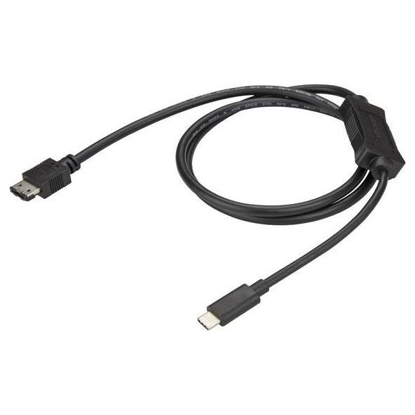 Kabel USB StarTech USB-C - eSATA 1 m Czarny (USB3C2ESAT3)