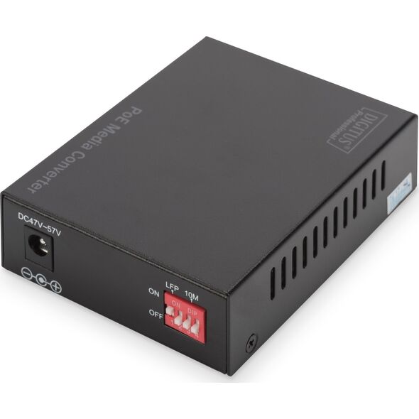 Konwerter światłowodowy Digitus Assmann GIGABIT POE MEDIA CONVERTER/SFP 10/100/1000BASE-T TO SFP IN