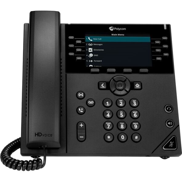 Telefon Poly Poly VVX 450 12-LINE BIZ-IP-PHONE/DUAL 10/100/1000 ETHERNET-NO PS IN