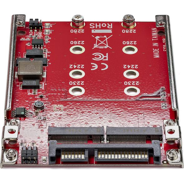 Kieszeń StarTech 2.5" SATA - 2x M.2 SATA RAID (S322M225R)