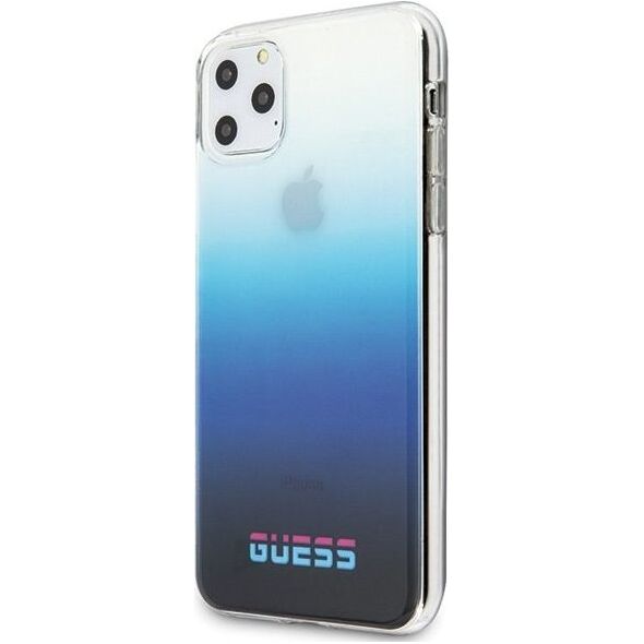 Guess Guess GUHCN65DGCNA iPhone 11 Pro Max niebieski/gradient blue hard case California uniwersalny