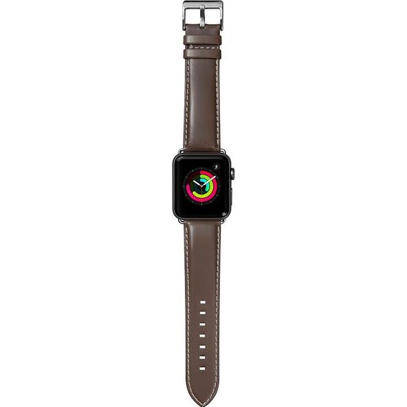 Laut Laut Oxford Watch Strap - Pasek z prawdziwej skóry do Apple Watch 42/44 mm (Espresso)